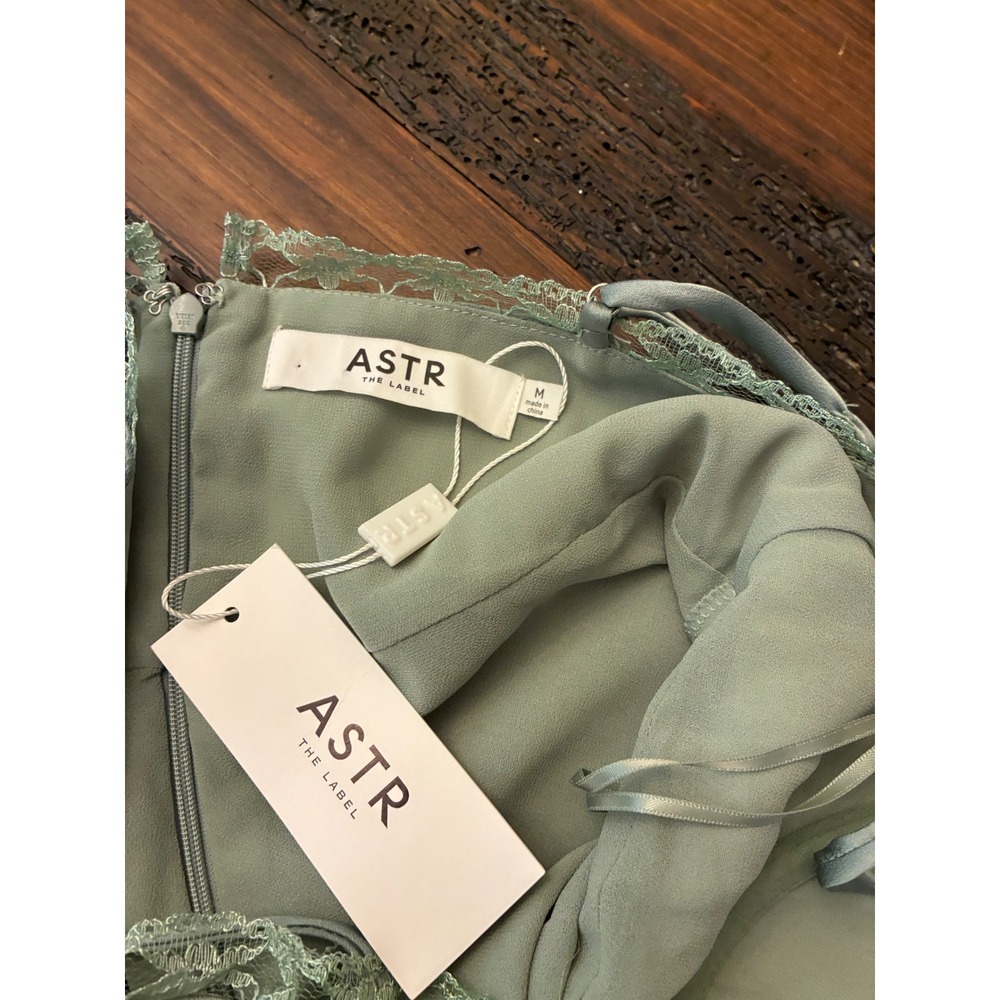 ASTR The Label Satin Maxi Dress, Women's size Medium - Picture 5 of 6